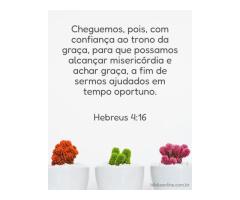 Cheguemos com confiança ao trono de Deus