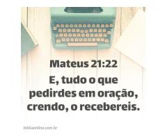 Oração, instrumento de todas as bênçãos