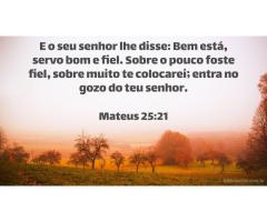 Deus recompensa a fidelidade